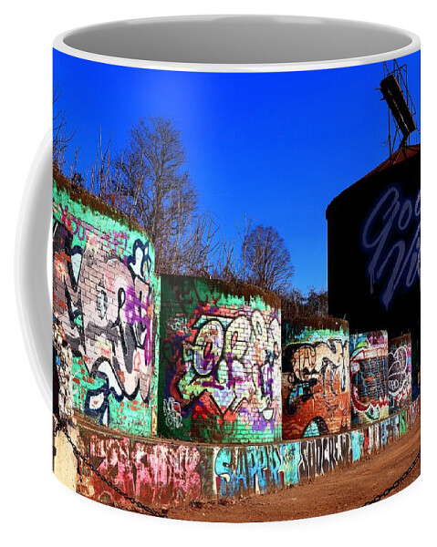 Carol R Montoya Coffee Mug featuring the photograph Good Vibes Asheville North Carolina by Carol Montoya