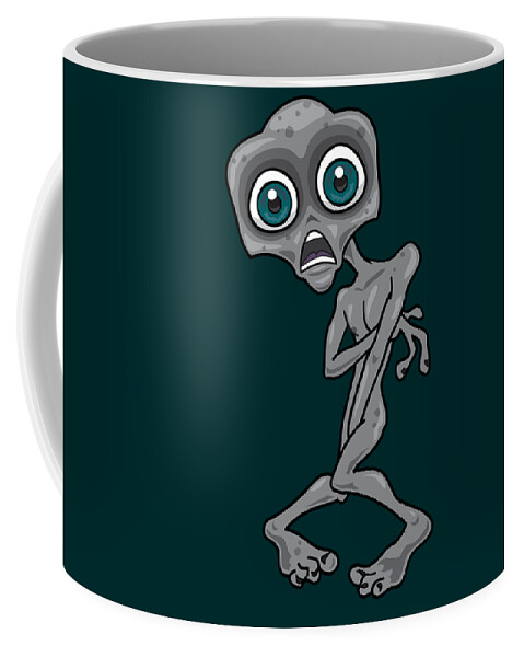 Alien Coffee Mug featuring the photograph Got Probed? by John Schwegel