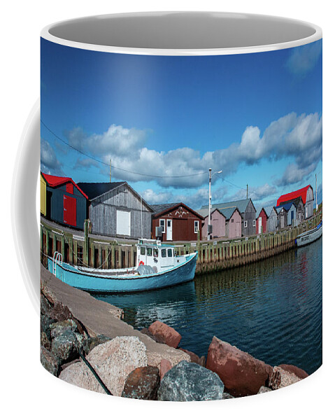 Graham Pond Coffee Mug featuring the photograph Graham Pond Harbour by Douglas Wielfaert
