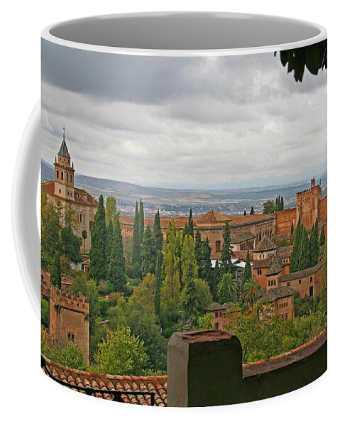 Granada Coffee Mug featuring the photograph Granada, Spain - Alhambra by Richard Krebs