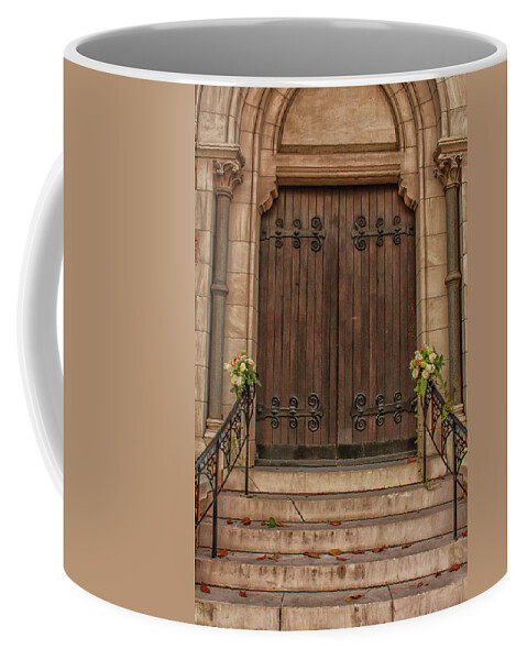 Door Coffee Mug featuring the photograph Grand Doorway by Robert Hebert
