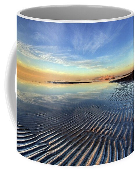 Utah Coffee Mug featuring the photograph Great Salt Lake Shoreline Sunset - Great Salt Lake, Utah by Brett Pelletier