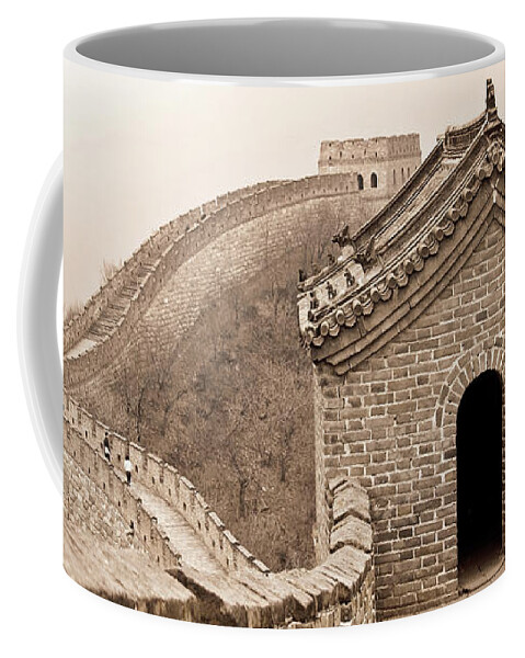 Great Wall Of China Coffee Mug featuring the photograph Great Wall of China by Delphimages Photo Creations