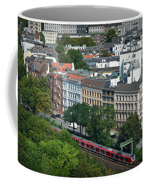 Hamburg Coffee Mug featuring the photograph Grindelallee, Rotherbaum District by Yvonne Johnstone
