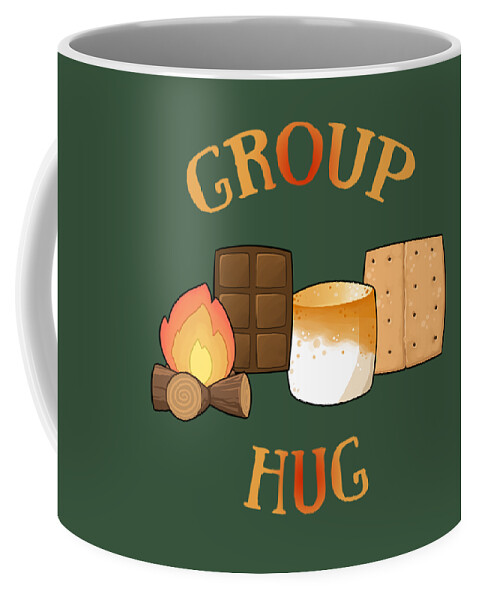 Group Hug Coffee Mug featuring the digital art Group Hug by Heather Applegate
