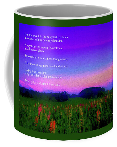 Painterly Coffee Mug featuring the photograph Halation by Rebecca Samler
