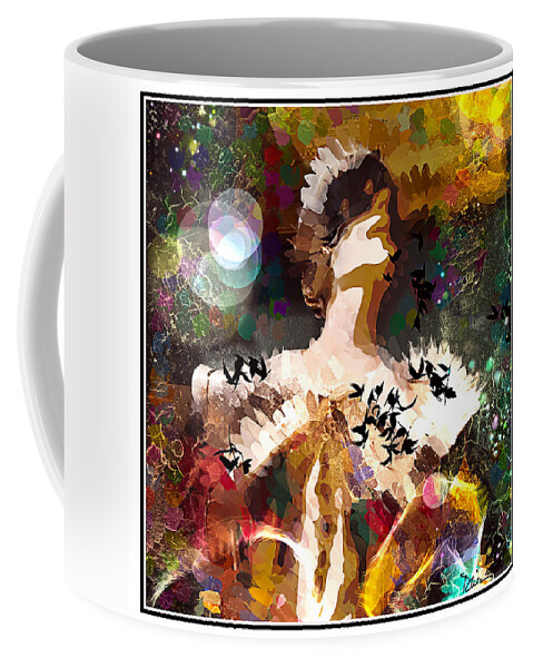 Harlequin Coffee Mug featuring the photograph Harlequin by Peggy Dietz