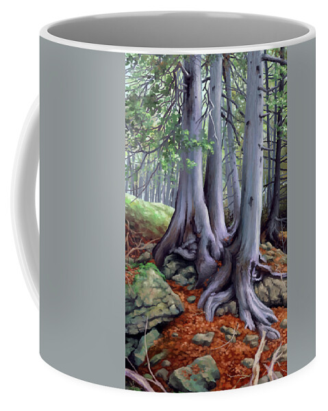 Nature Coffee Mug featuring the painting Harmony by Hans Neuhart