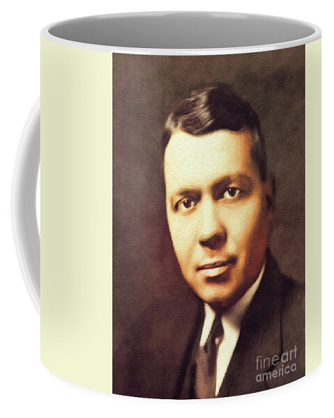 Harold Coffee Mug featuring the painting Harold Clayton Urey, Famous Scientist by Esoterica Art Agency