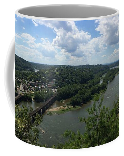 Harpers Ferry Coffee Mug featuring the photograph Harpers Ferry Panorama by Natural Vista Photo