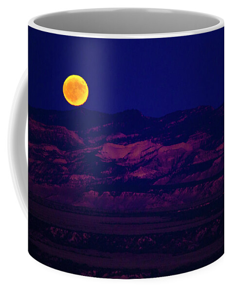 Moon Coffee Mug featuring the photograph Harvest Moon over Bryce Canyon #2 by Jonathan Thompson