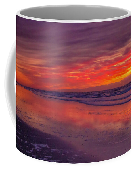Cape Hatteras National Seashore Coffee Mug featuring the photograph Hatteras Sunrise 2011-10 01 by Jim Dollar