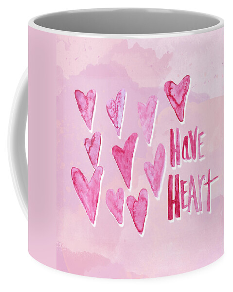 Have Coffee Mug featuring the mixed media Have Heart by Sd Graphics Studio