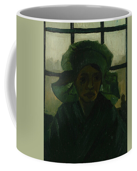 Vincent Van Gogh Coffee Mug featuring the painting Head of a Girl #1 by Vincent Van Gogh