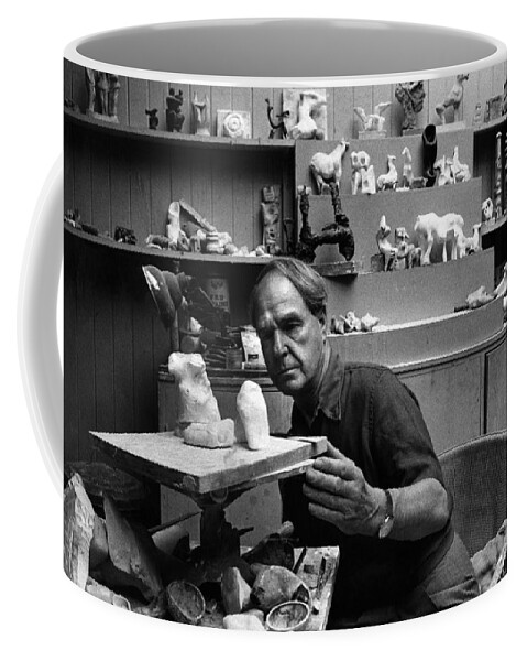 Artist Coffee Mug featuring the photograph Henry Moore by Sanford Roth