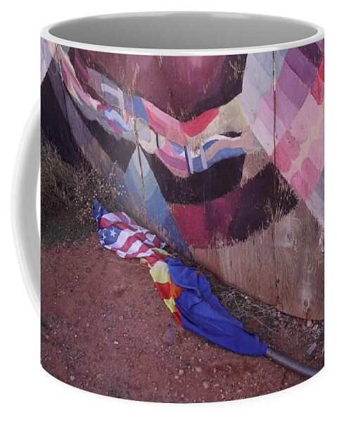 Flags Coffee Mug featuring the photograph Hidden Clolours by Fred Bailey