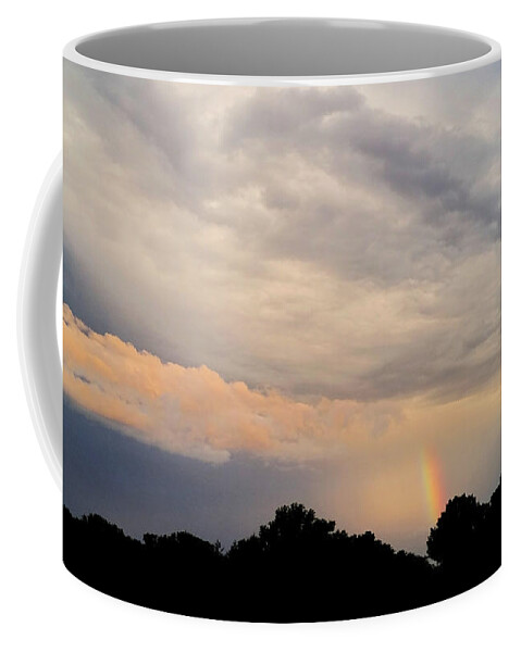 Weather Coffee Mug featuring the photograph Hidden Tennessee Rainbow by Ally White