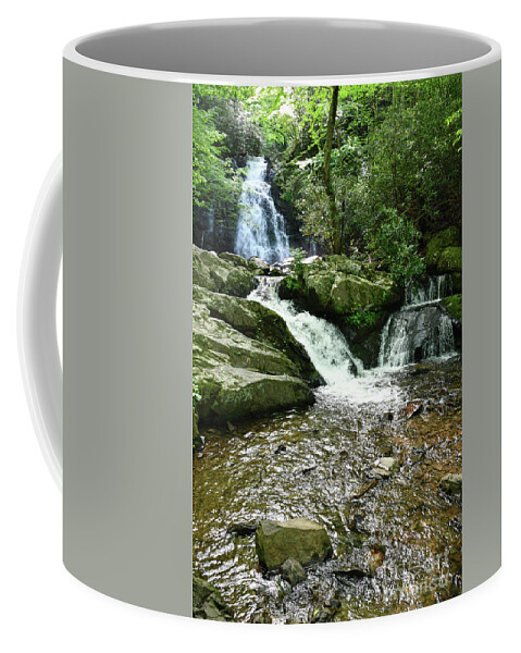 Tennessee Coffee Mug featuring the photograph Hidden Waterfall by Phil Perkins