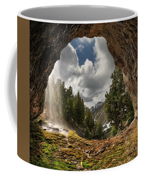 Nature Coffee Mug featuring the photograph High Mountain Alcove by Leland D Howard