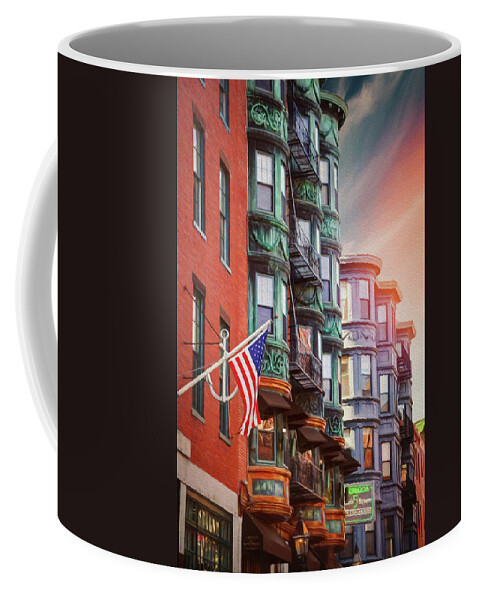 Boston Coffee Mug featuring the photograph Historic North End Boston Massachusetts by Carol Japp