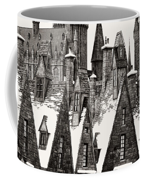 Hogsmeade Textures Coffee Mug featuring the photograph Hogsmeade Textures by Dark Whimsy