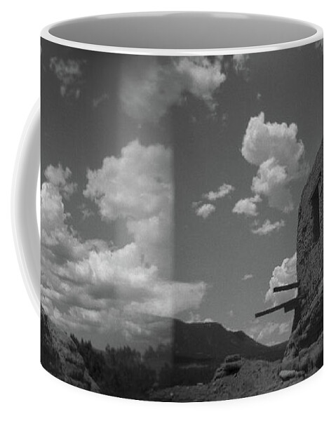 Pecos Coffee Mug featuring the photograph Holga Triptych 2 by Catherine Sobredo