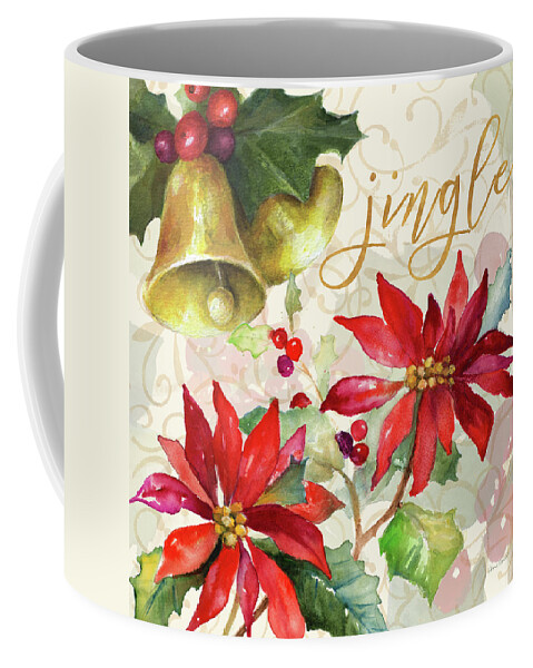Holiday Coffee Mug featuring the painting Holiday Wishes IIi by Lanie Loreth