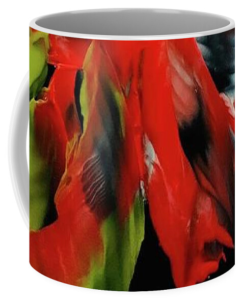 Floral Coffee Mug featuring the painting Holidays by Tommy McDonell