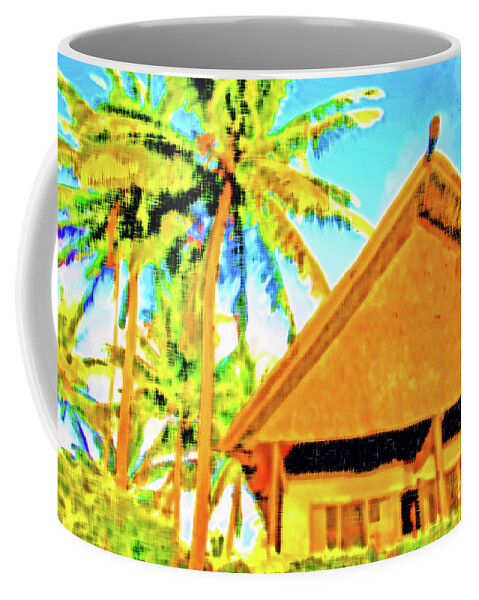 Fiji Coffee Mug featuring the photograph Home in Fiji by Becqi Sherman
