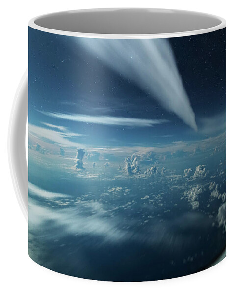 Aerial Coffee Mug featuring the photograph Homebound by Ralf Rohner