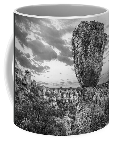 Disk1216 Coffee Mug featuring the photograph Hoodoos, Echo Canyon, Arizona by Tim Fitzharris