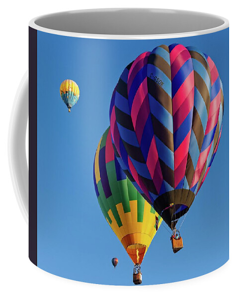Arizona Coffee Mug featuring the photograph Hot Air Balloons by Allan Van Gasbeck