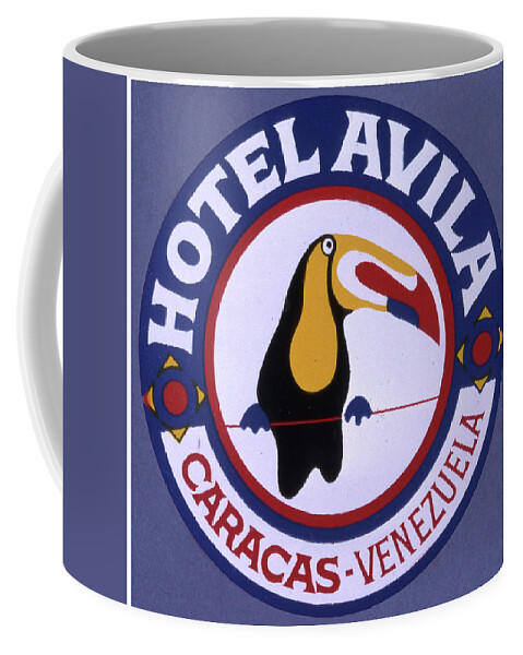 Toucan Coffee Mug featuring the painting Hotel Avila by Unknown