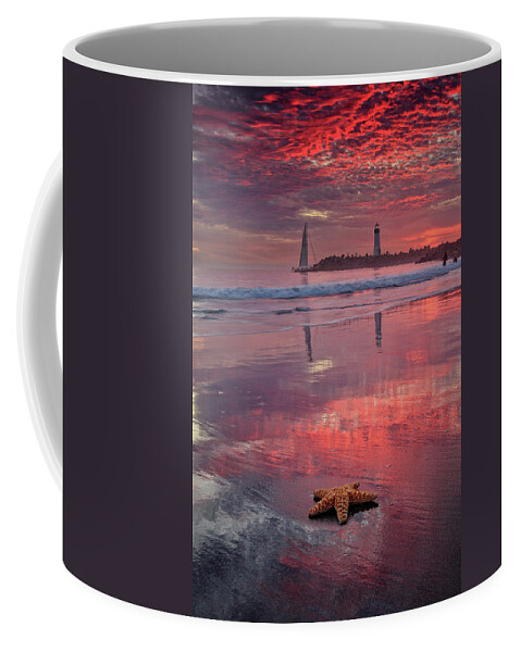 Sunset Coffee Mug featuring the photograph House of the Setting Sun by Erick Castellon