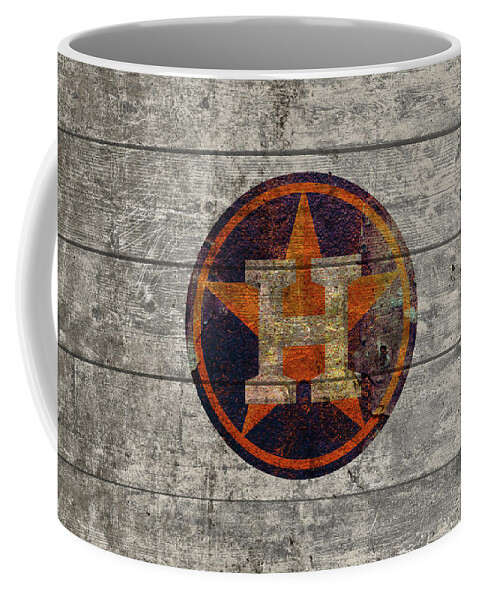Houston Astros Logo Vintage Barn Wood Paint Coffee Mug by Design Turnpike -  Pixels