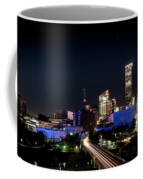 Houston Coffee Mug featuring the photograph Houston Lives on by David Morefield