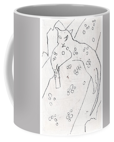 Jungle Coffee Mug featuring the digital art How the leopard got his spots dr19ed3 by Edgeworth Johnstone