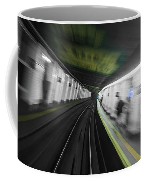 New York City Coffee Mug featuring the photograph Hoyt Street Departure by Peter J DeJesus