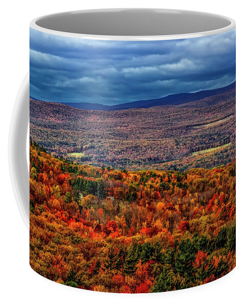 Autumn Coffee Mug featuring the photograph Hudson Valley NY Autumn by Susan Candelario