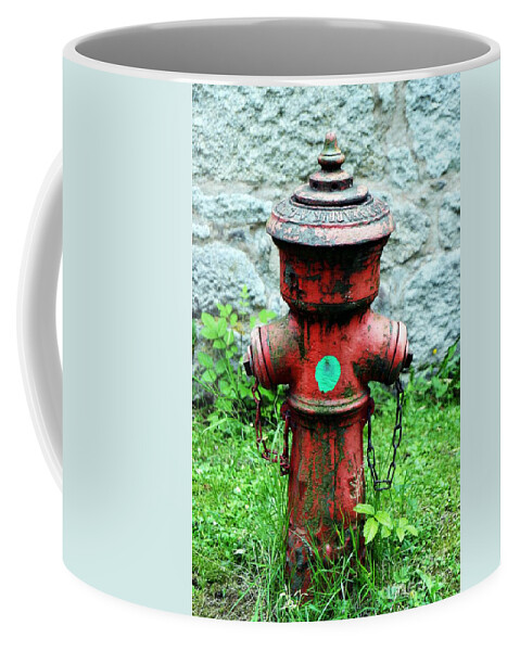 Hydrant Coffee Mug featuring the photograph Hydrant by Thomas Schroeder