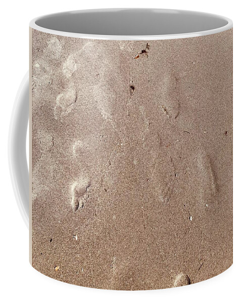 Beach Coffee Mug featuring the photograph I Was Here Upon This World by Shelly Tschupp