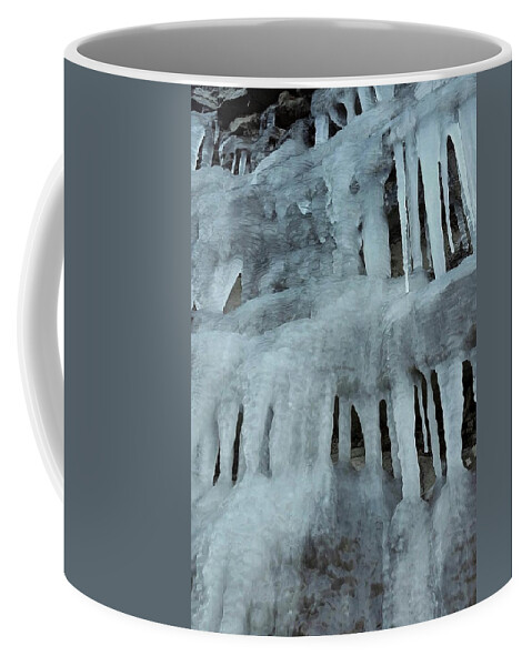 Ice Coffee Mug featuring the photograph Ice Cage by Ally White