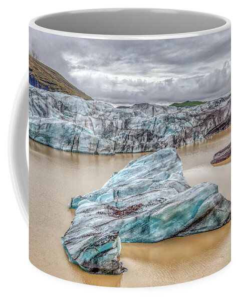 Iceberg Coffee Mug featuring the photograph Iceberg of Iceland by David Letts