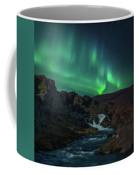 Iceland Coffee Mug featuring the photograph Icelandic Flows by Darren White