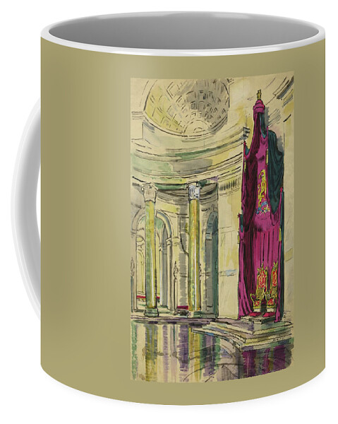 Illustration Of Durbar Hall Coffee Mug