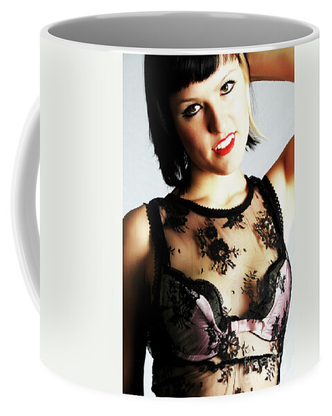 Girl Coffee Mug featuring the photograph I'm Ready by Robert WK Clark
