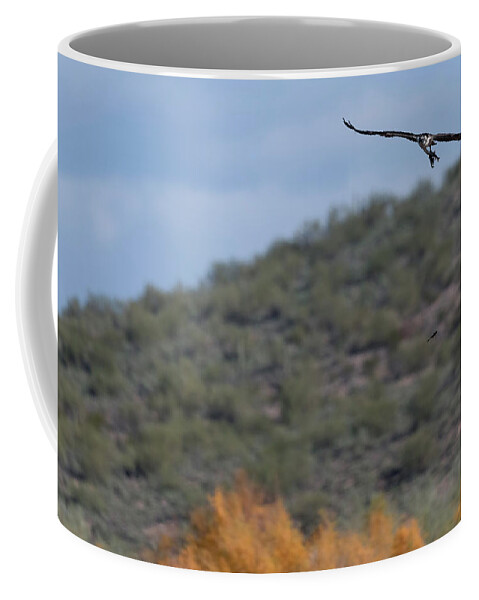 Osprey Coffee Mug featuring the photograph Impressive Hunter by Paul Martin