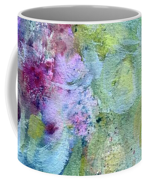 Acrylic Coffee Mug featuring the painting In My Dreams by Christine Chin-Fook