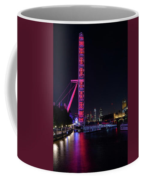 London Eye Coffee Mug featuring the photograph In the blink of an eye 2 by Steev Stamford