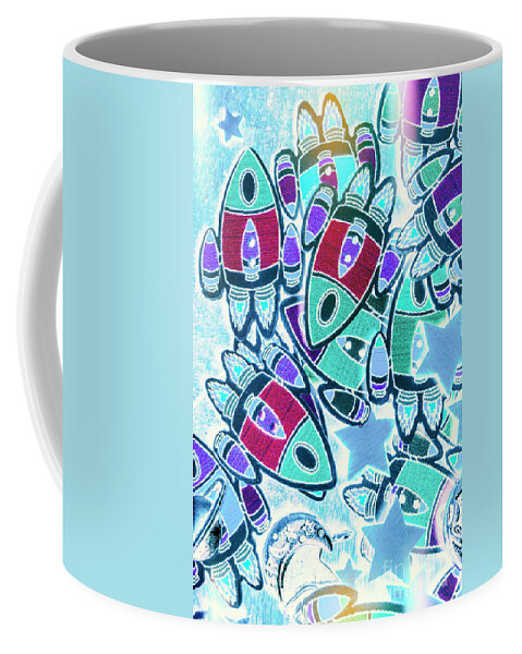 Galaxy Coffee Mug featuring the photograph Intergalactic abstract by Jorgo Photography